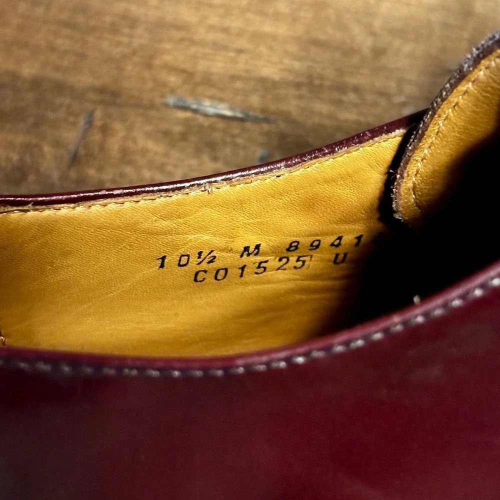 Cole‎ Haan 8941 Cordovan Color Split Toe Oxfords Men Sz 10.5 M